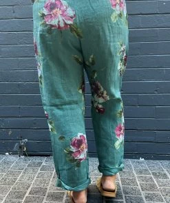 The Italian Cartel Positano Pant | Teal | IC42