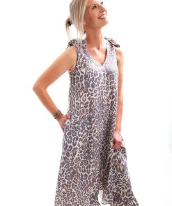 Sandra Soulos - ILLIUM Pussy Bow Dress | Leopard | IS24s Dresses