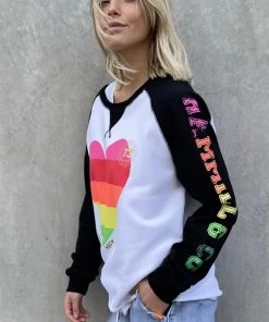 Hammill + Co Rainbow Heart Sweat | Multi | HC17