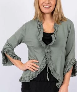 The Italian Closet Rala Jacket | Khaki | Tic5 Jackets/Coats