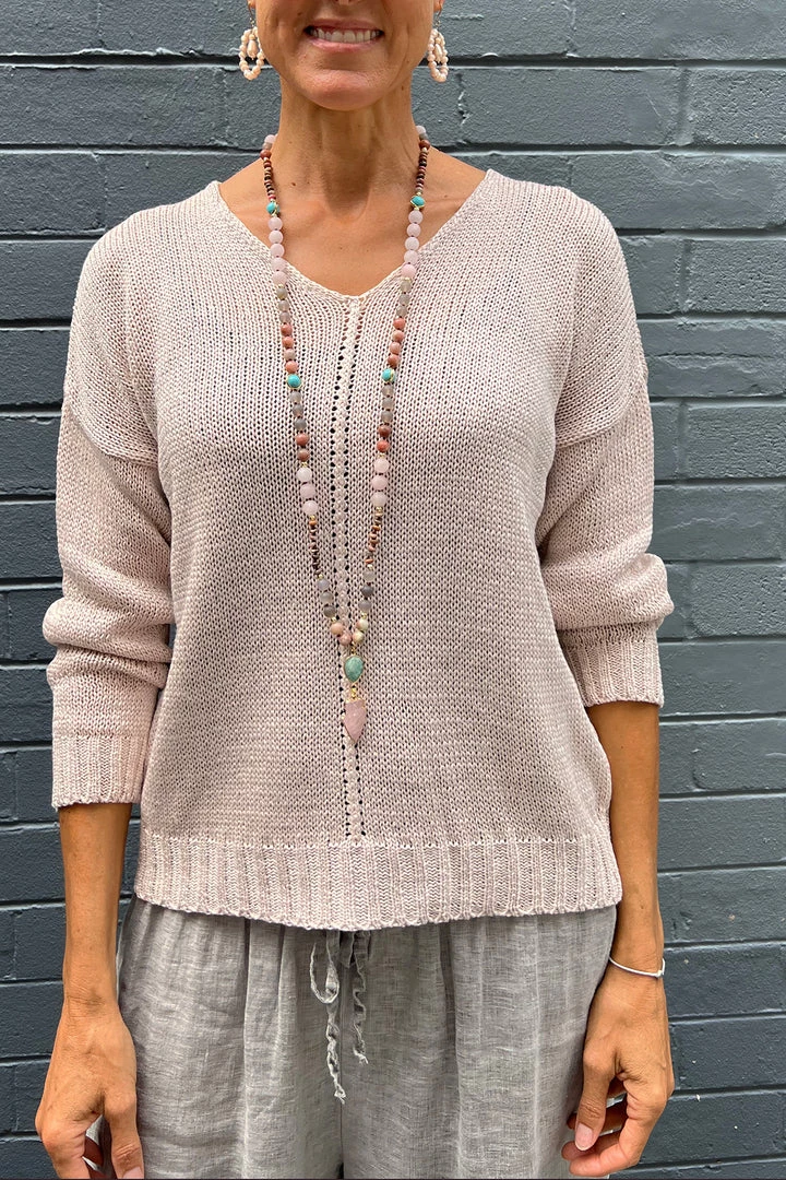 Cindy G Raw Boho Girl | Blush | CG49 Clothing 2 Cindy G Raw Boho Girl | Blush | CG49 Clothing