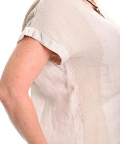 Ridley Aria Tee | Beige | R1 Linen