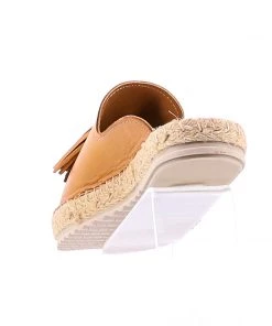 Rilassare Tardy Leather Espadrille - Tan Shoes