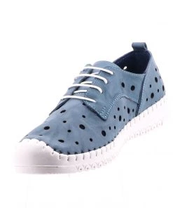 Rilassare Thema Lace Up Shoe - Denim