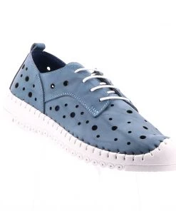 Rilassare Thema Lace Up Shoe - Denim