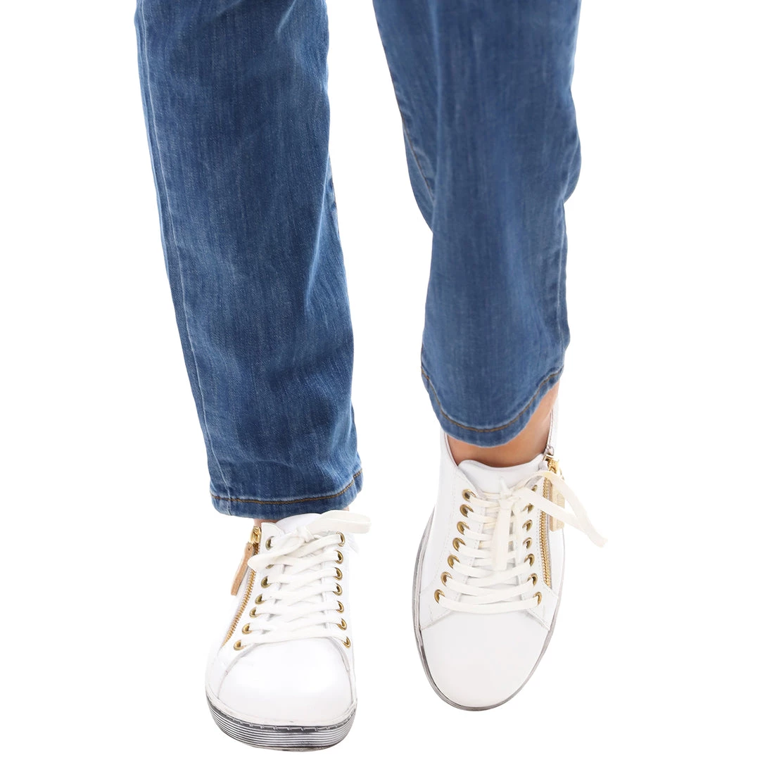 Rilassare Shoes Token Sneaker | White Gold | RS11 3 Rilassare Shoes Token Sneaker | White Gold | RS11