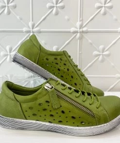 Rilassare Talpan Leather Sneaker | Kiwi | RS4