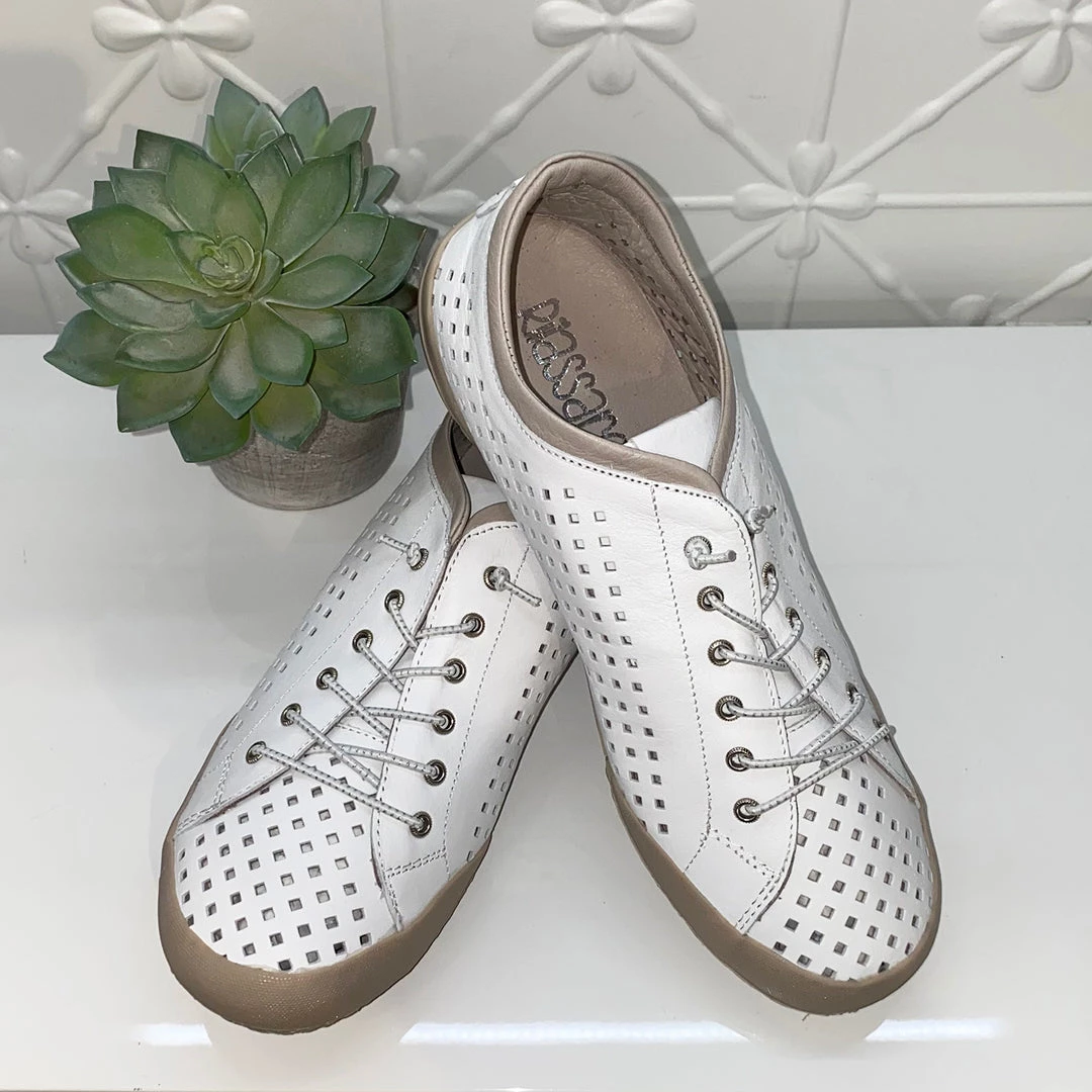 Rilassare Shoes Tycom Leather Sneaker | White | RS6 1 Rilassare Shoes Tycom Leather Sneaker | White | RS6