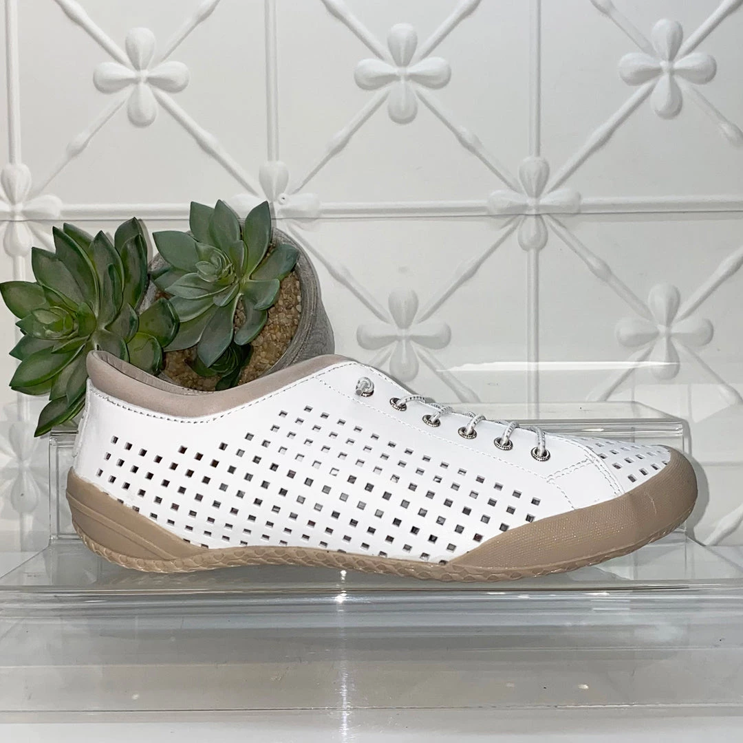 Rilassare Shoes Tycom Leather Sneaker | White | RS6 2 Rilassare Shoes Tycom Leather Sneaker | White | RS6