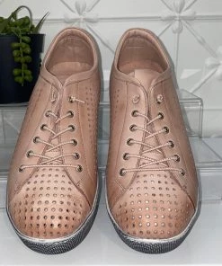 Rilassare Tatura Leather Sneaker | POWDER | RS5 Shoes