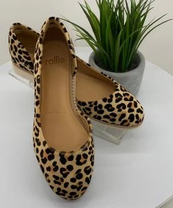 Rollie Derby D'Orsay | Camel Leopard | RO1