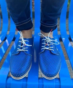 Rollie Sidecut Punch Shoe | Blue Shimmer | R01 8 Rollie Sidecut Punch Shoe | Blue Shimmer | R01