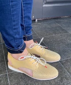 Rollie Shoes Slingback Punch Shoe | Mango Shimmer | RL2