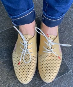 Rollie Shoes Slingback Punch Shoe | Mango Shimmer | RL2