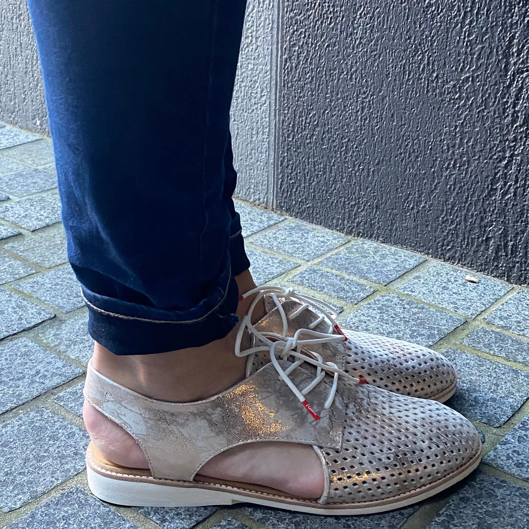 Rollie Slingback Punch Shoe - Marble Shimmer - RL2 2 Rollie Slingback Punch Shoe - Marble Shimmer - RL2