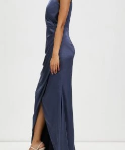Romance Grace Strap Maxi Dress | Indigo | ROM4