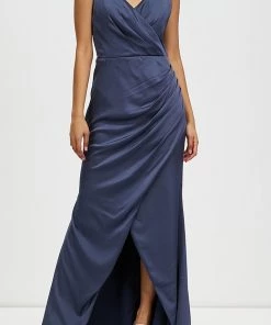 Romance Grace Strap Maxi Dress | Indigo | ROM4