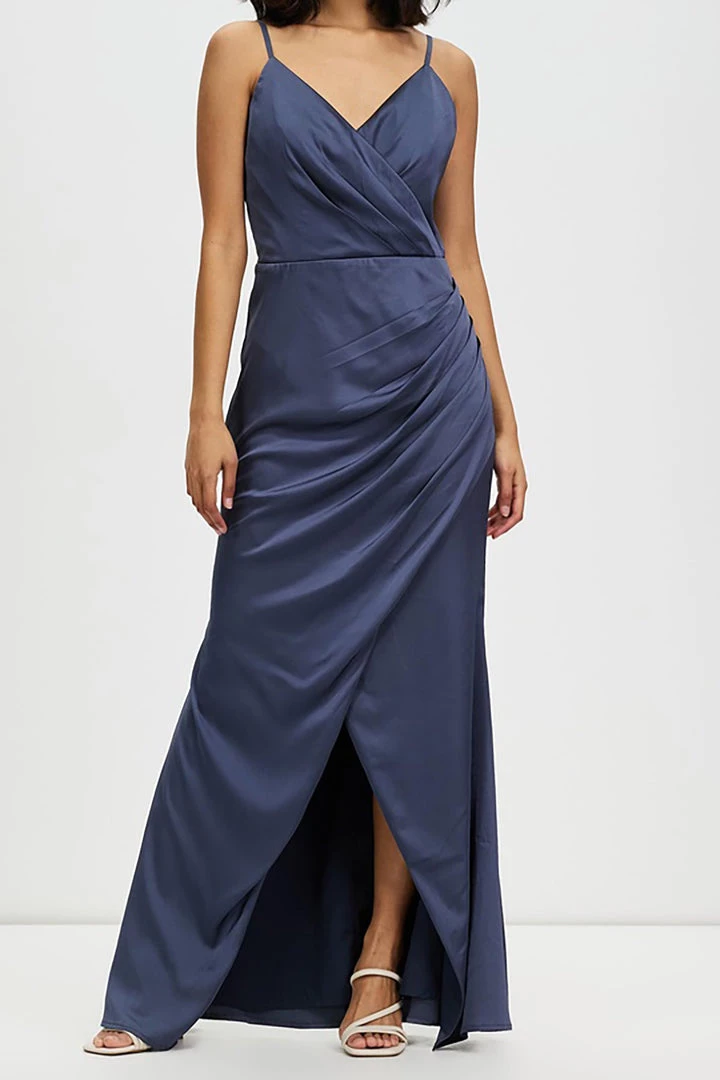 Romance Grace Strap Maxi Dress | Indigo | ROM4 1 Romance Grace Strap Maxi Dress | Indigo | ROM4