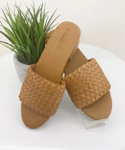 Human Shoes Roni Leather Mule - Tan-H19