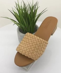 Human Shoes Roni Leather Mule - Tan-H19