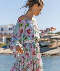 Miss June Clothing Fleur Dress | Green | M81