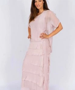 The Italian Closet Rowena Dress | Rose Pink | Tic2