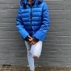Sabena Jackets/Coats Metallic Down Puffer Jacket | Royal Blue