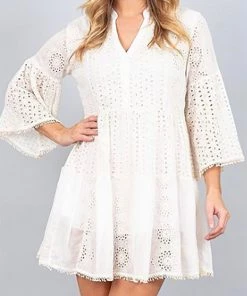 Samsaara Luna Dress | Cream | S19 Clothing