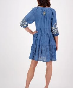 Lula Soul Sami Dress | Blue Slate | Ls40