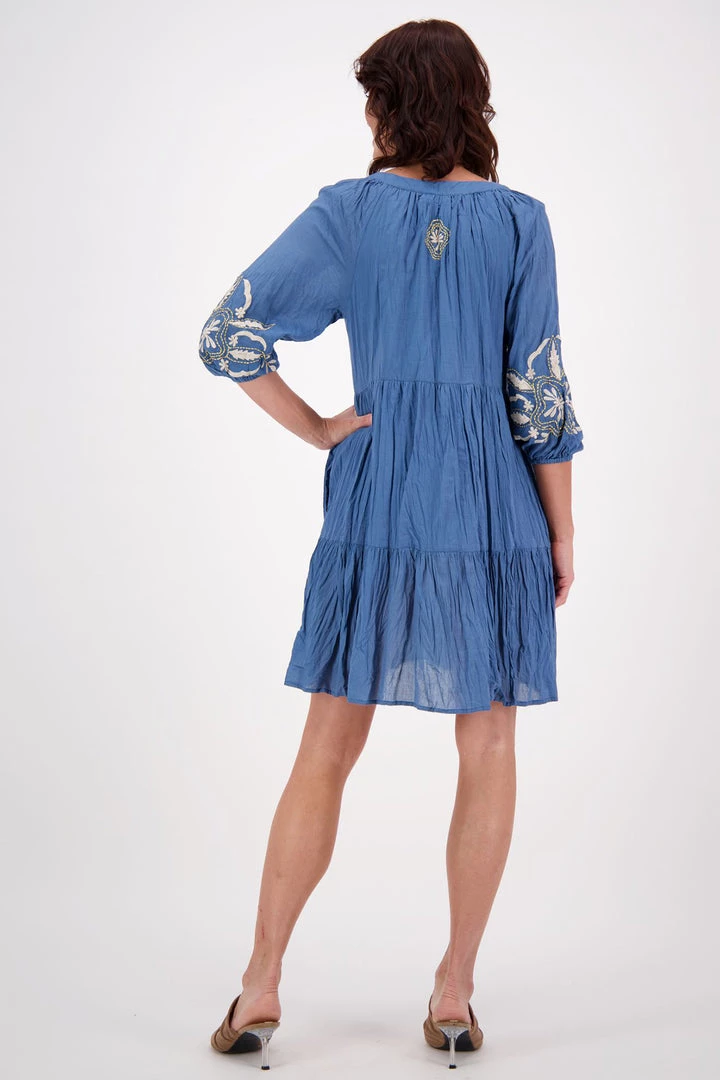 Lula Soul Sami Dress | Blue Slate | Ls40 2 Lula Soul Sami Dress | Blue Slate | Ls40