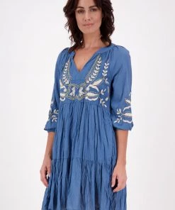 Lula Soul Sami Dress | Blue Slate | Ls40 5 Lula Soul Sami Dress | Blue Slate | Ls40