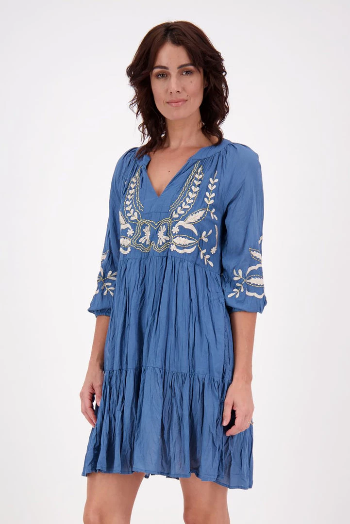 Lula Soul Sami Dress | Blue Slate | Ls40 3 Lula Soul Sami Dress | Blue Slate | Ls40
