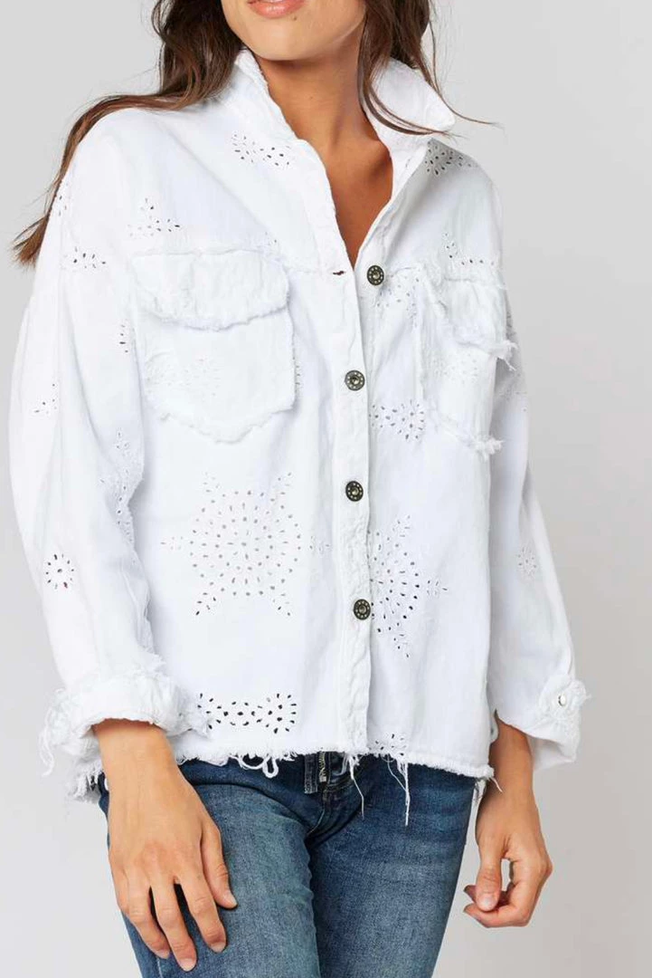Italian Star Santana Jacket | White | IS34 Jackets/Coats 1 Italian Star Santana Jacket | White | IS34 Jackets/Coats
