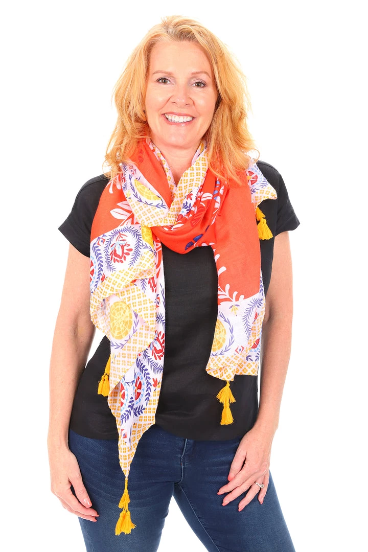 Stellar Rose Scarves/Wraps Tropical Scarf 1 Stellar Rose Scarves/Wraps Tropical Scarf