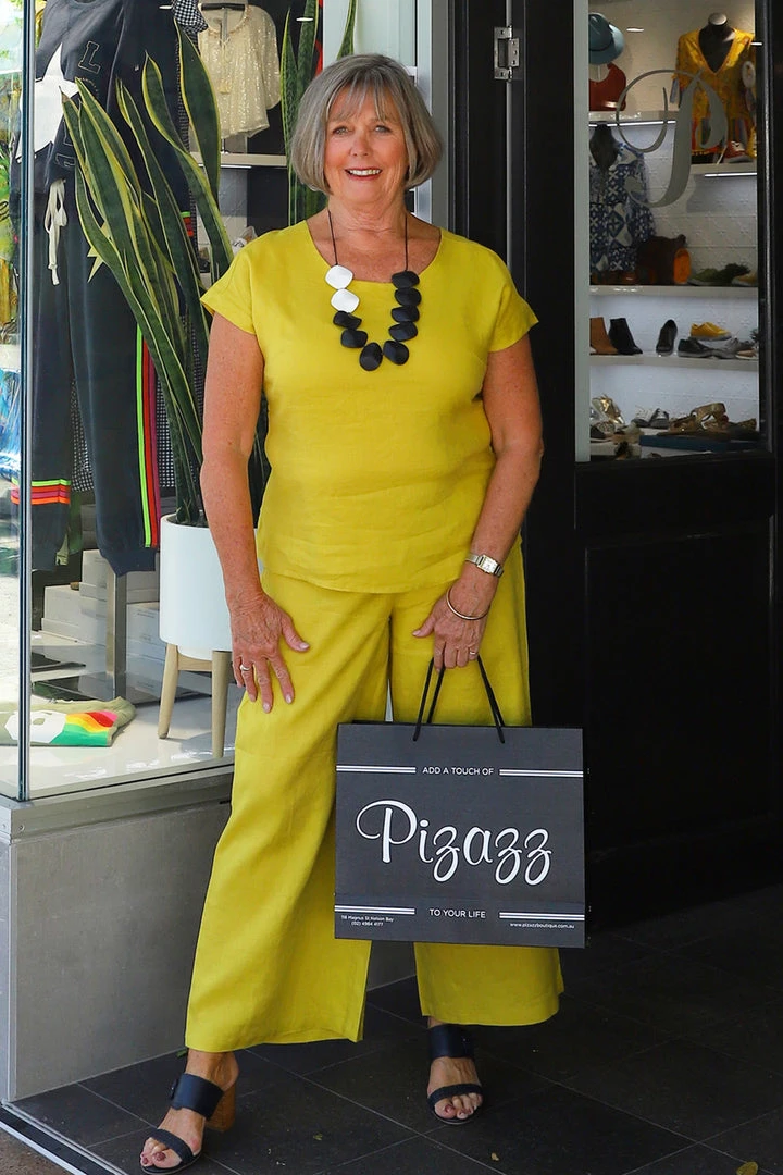 See Saw 7/8 Palazzo Pants | Mustard | SS27 1 See Saw 7/8 Palazzo Pants | Mustard | SS27