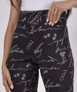 Frank Lyman Signature Pant | Black/White | FL86 Clothing