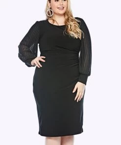 Layla Jones Clothing Silhouette Shift Dress | Black | LJ10