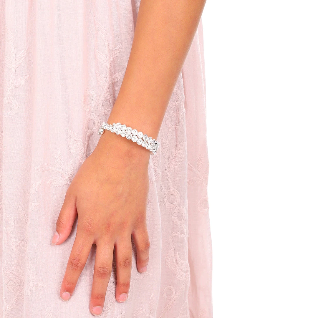 Stellar Rose Silver Statement Bracelet Jewellery 1 Stellar Rose Silver Statement Bracelet Jewellery