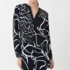 Joseph Ribkoff Sinuate Blouse | Black/White | JR131 Clothing