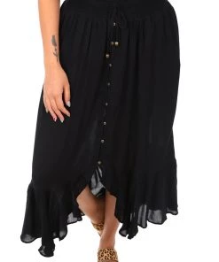 Society The Label Skirts Chika Maxi Skirt | Black | SL4s