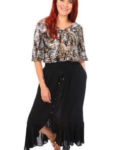 Society The Label Skirts Chika Maxi Skirt | Black | SL4s