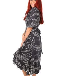 Society The Label Farrah Midi Wrap Dress | SL1 S Dresses