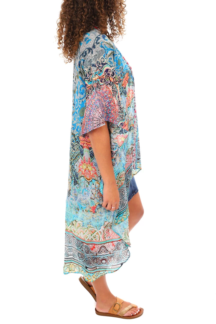 Solitaire Mosaic Kimono Cape | SO3 2 Solitaire Mosaic Kimono Cape | SO3