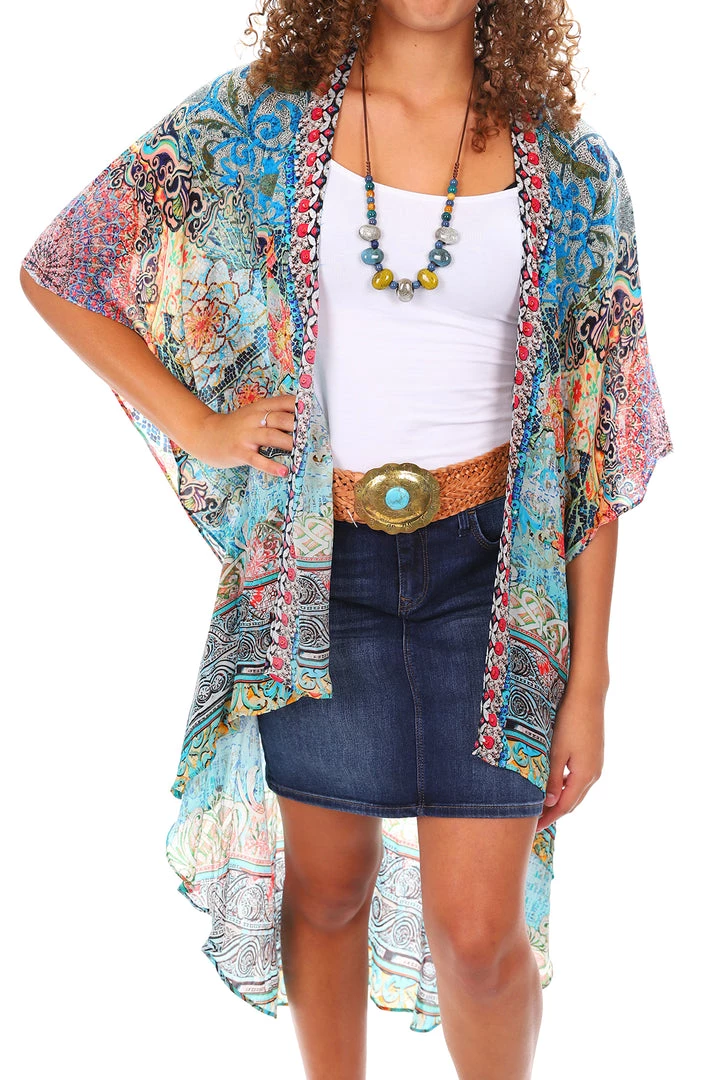 Solitaire Mosaic Kimono Cape | SO3 1 Solitaire Mosaic Kimono Cape | SO3