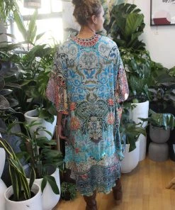 Solitaire Mosaic High Low Kimono Cape | SO4