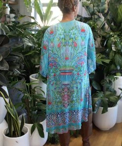 Solitaire Oceanic High Low Kimono Cape | SO4