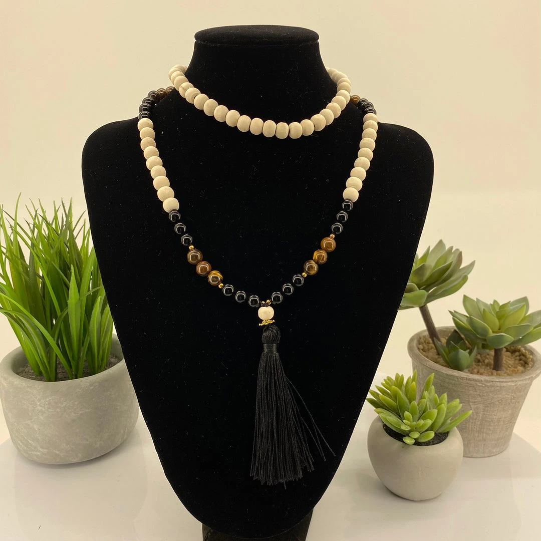 Stellar Rose Jewellery Mala Beads | Black | SR59 1 Stellar Rose Jewellery Mala Beads | Black | SR59