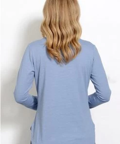 Goondiwindi Cotton Long Sleeve Tee Shirt - Stone Wash