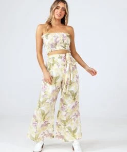 Talisman Stargazer Pants | Bird Of Paradise Off White | T32s