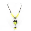 Stellar Rose Yellow Beaded Necklace